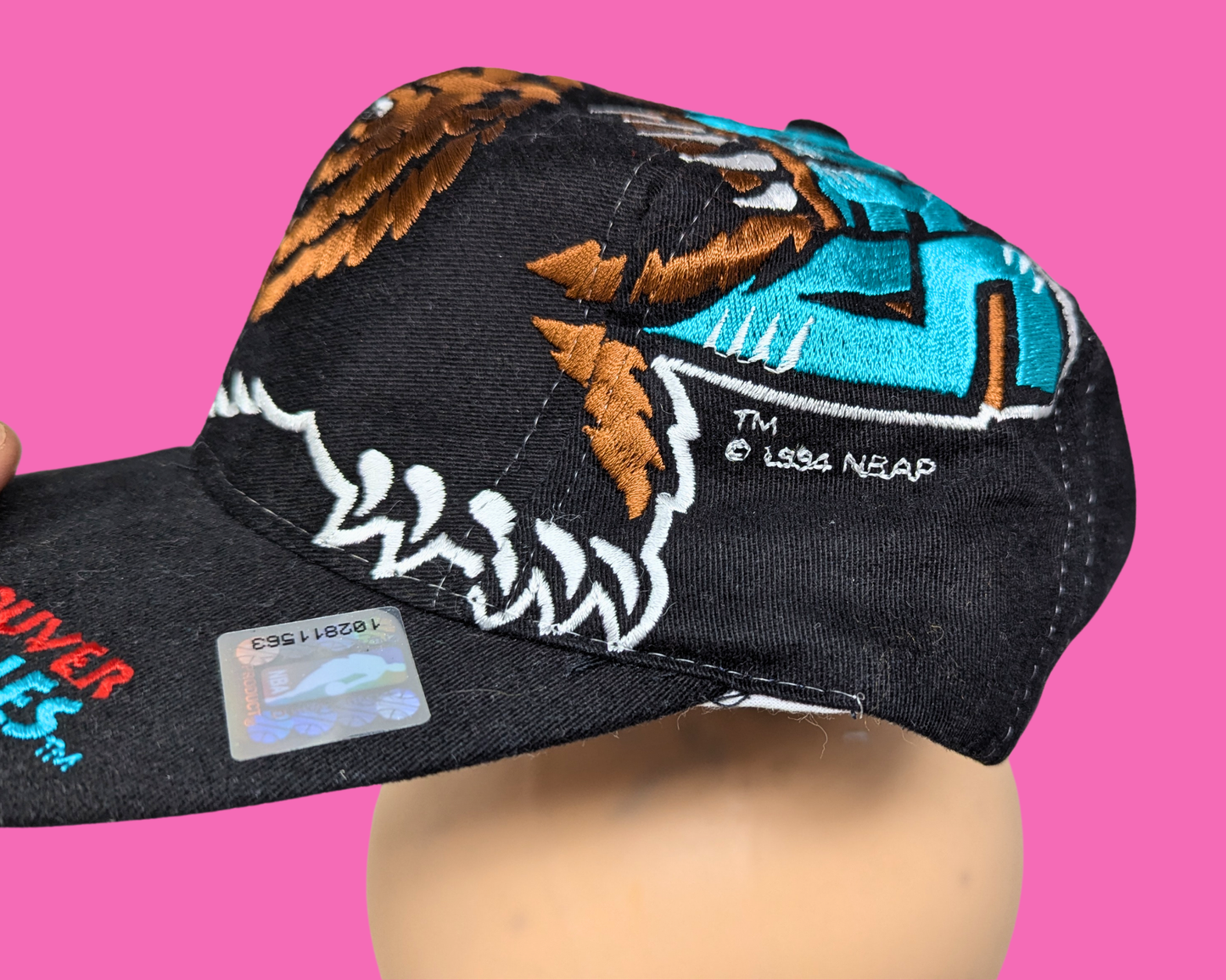 Vintage 1994 Basketball  Vancouver Grizzlies Cap, One Size Fits All