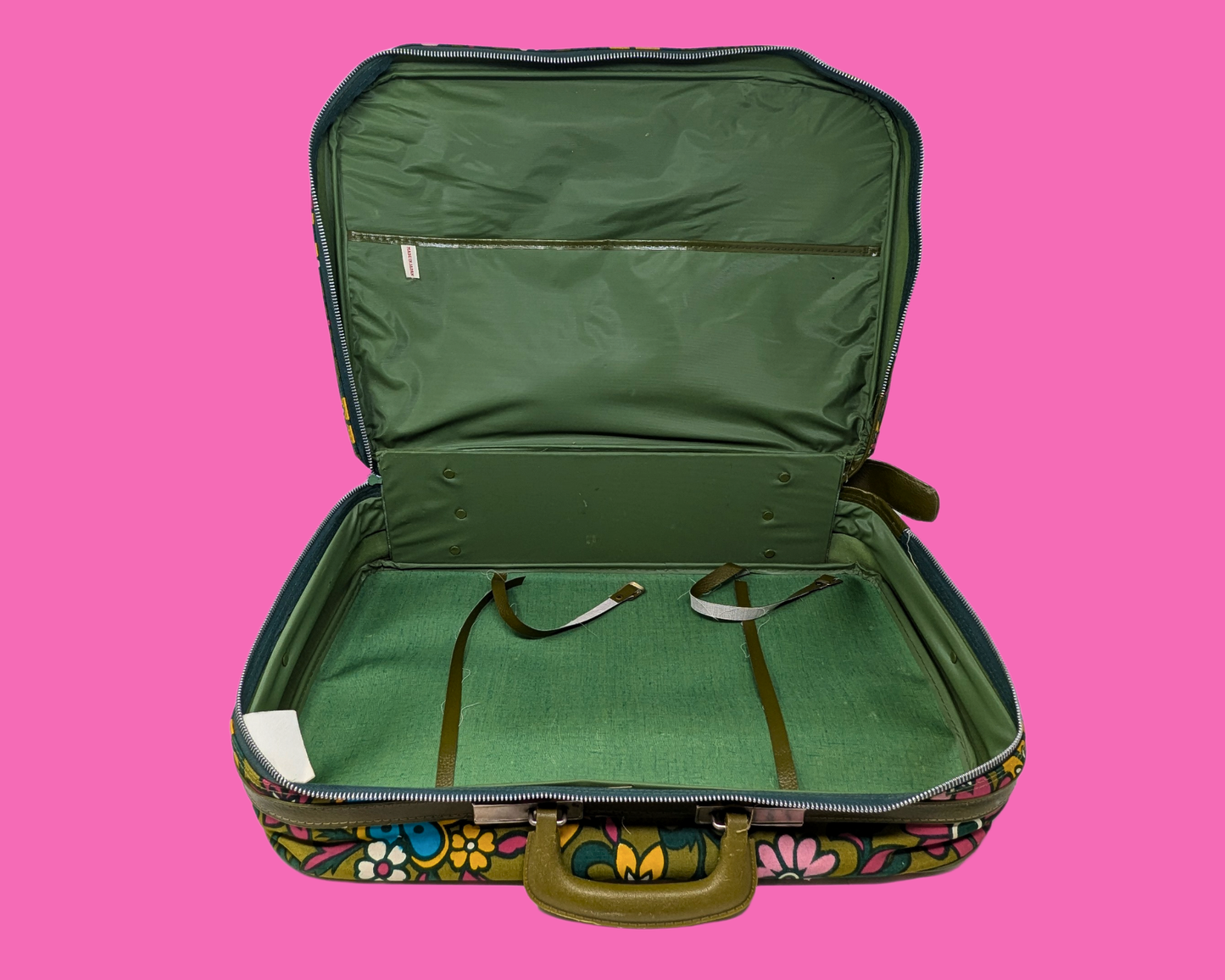 Vintage 1960's Groovy Suitcase Made in Japan