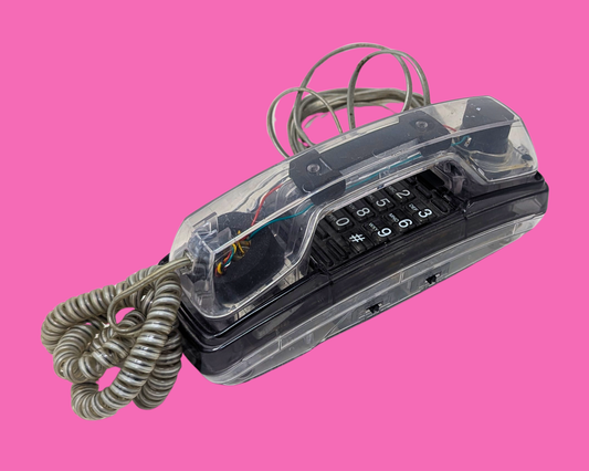 Y2K Transparent Telephone, Not Tested