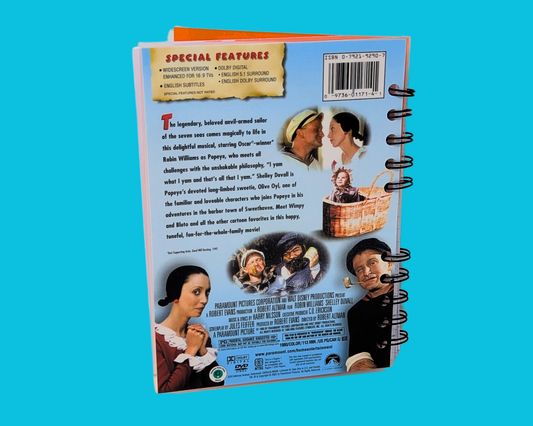 Popeye DVD Movie Notebook
