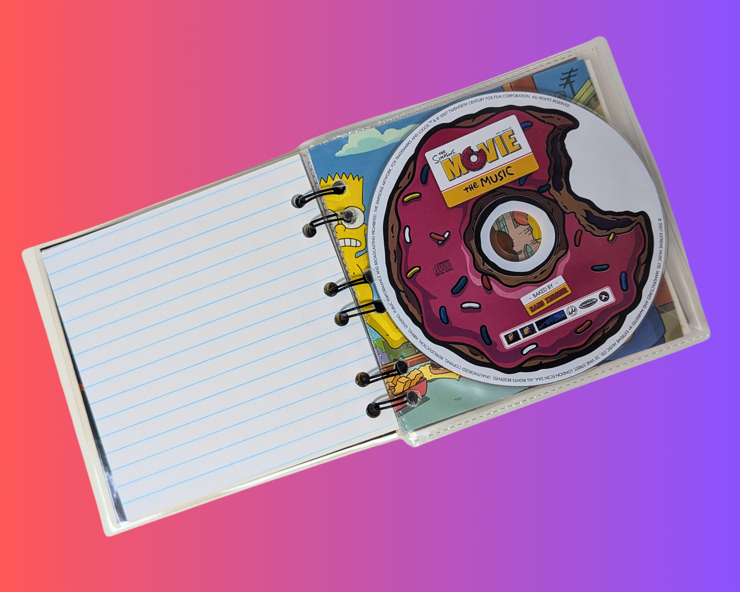 Carnet CD de la bande originale du film Les Simpson