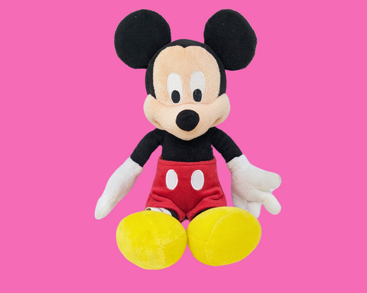Peluche Mickey Mouse officielle vintage des années 1990 de Walt Disney World