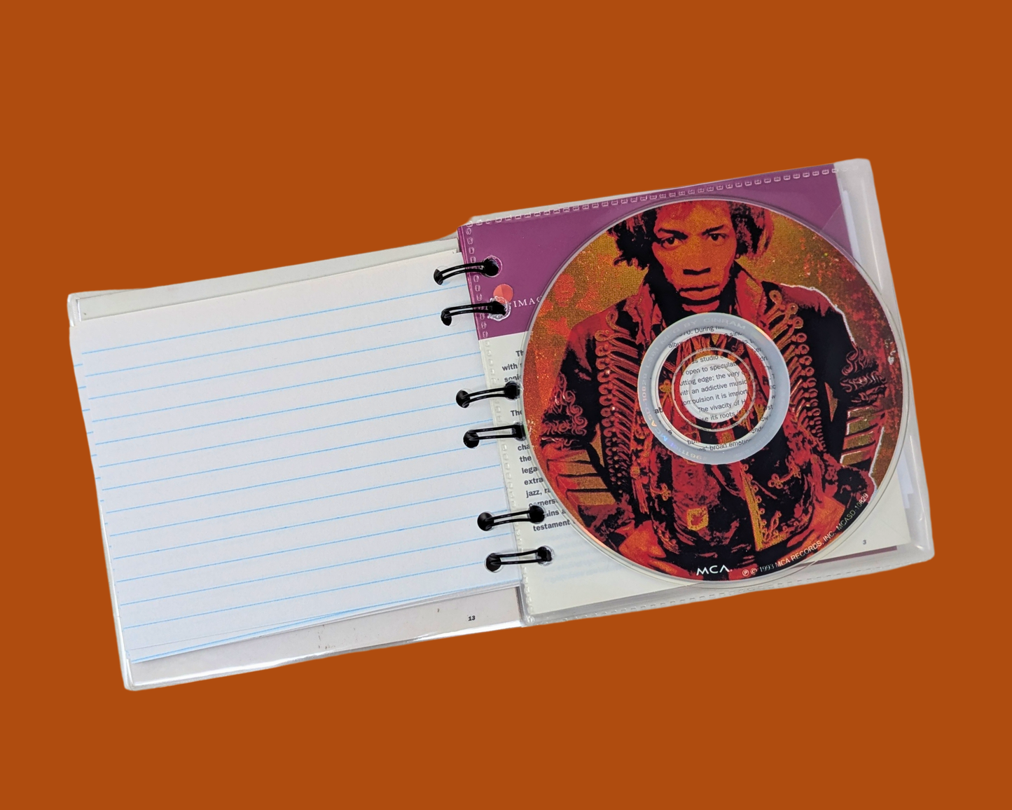 Jimi Hendrix, The Ultimate Experience CD Notebook