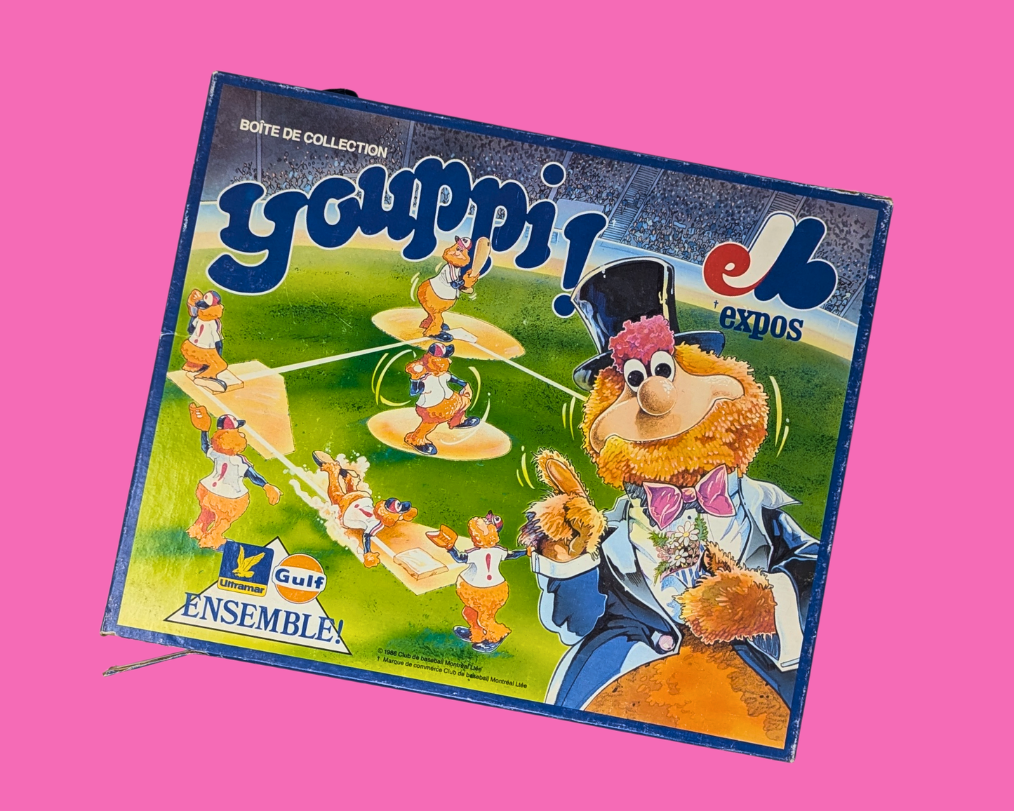 Vintage 1986 Montreal Expos Youppi Action Figures (One Missing)