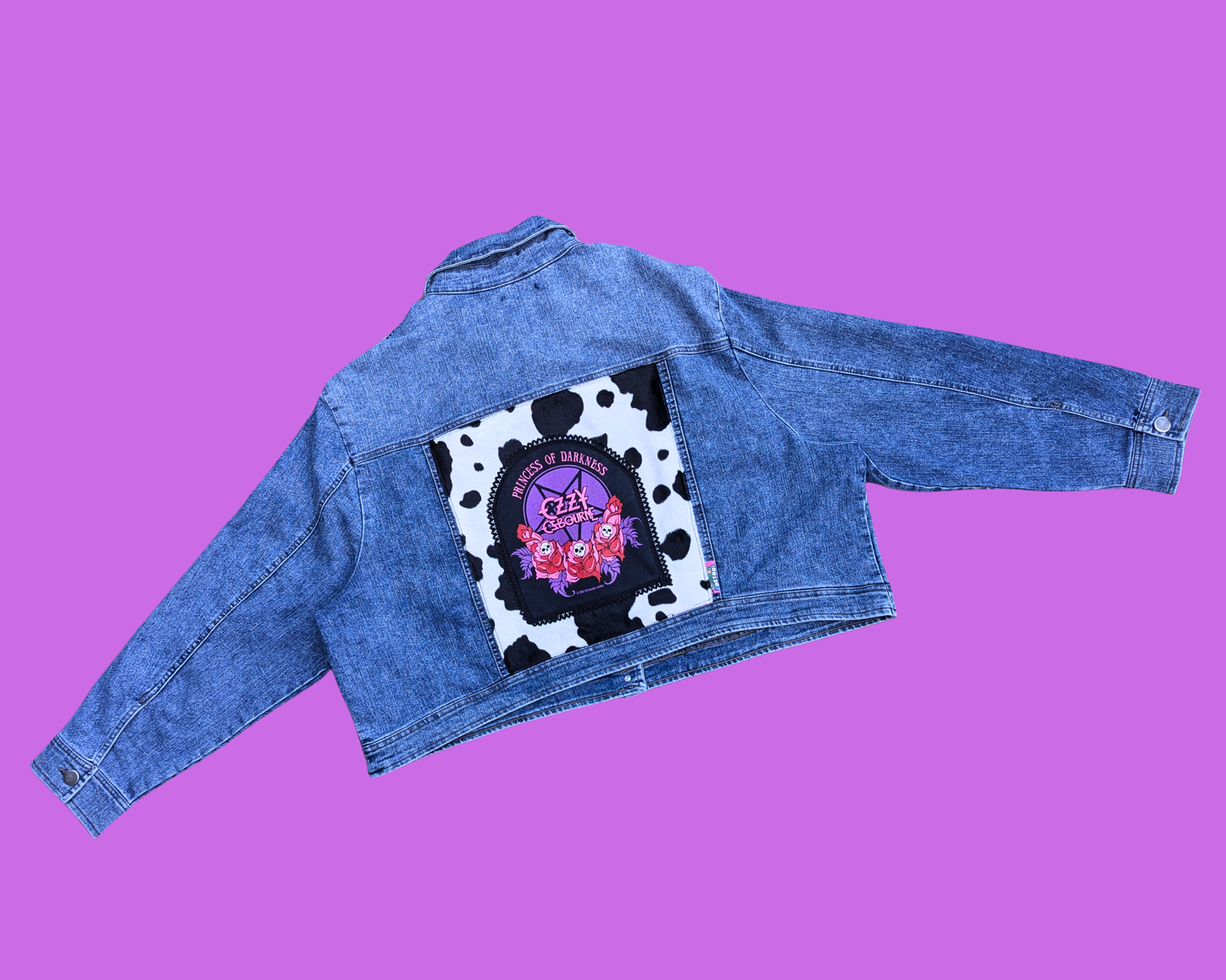Veste Ozzy Ozbourne, Princesse des Ténèbres, fabriquée à la main et recyclée, taille 4XL