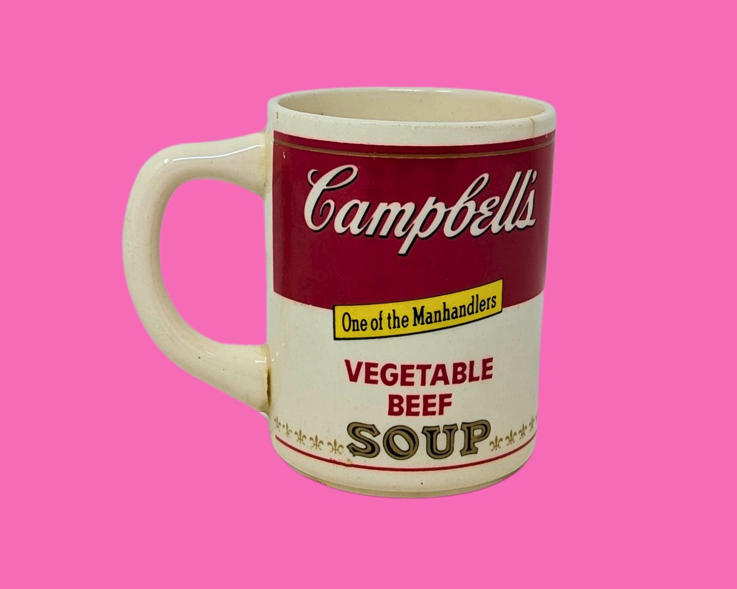 Vintage 1960's Campbell's Vegetables Beef Soup Mug