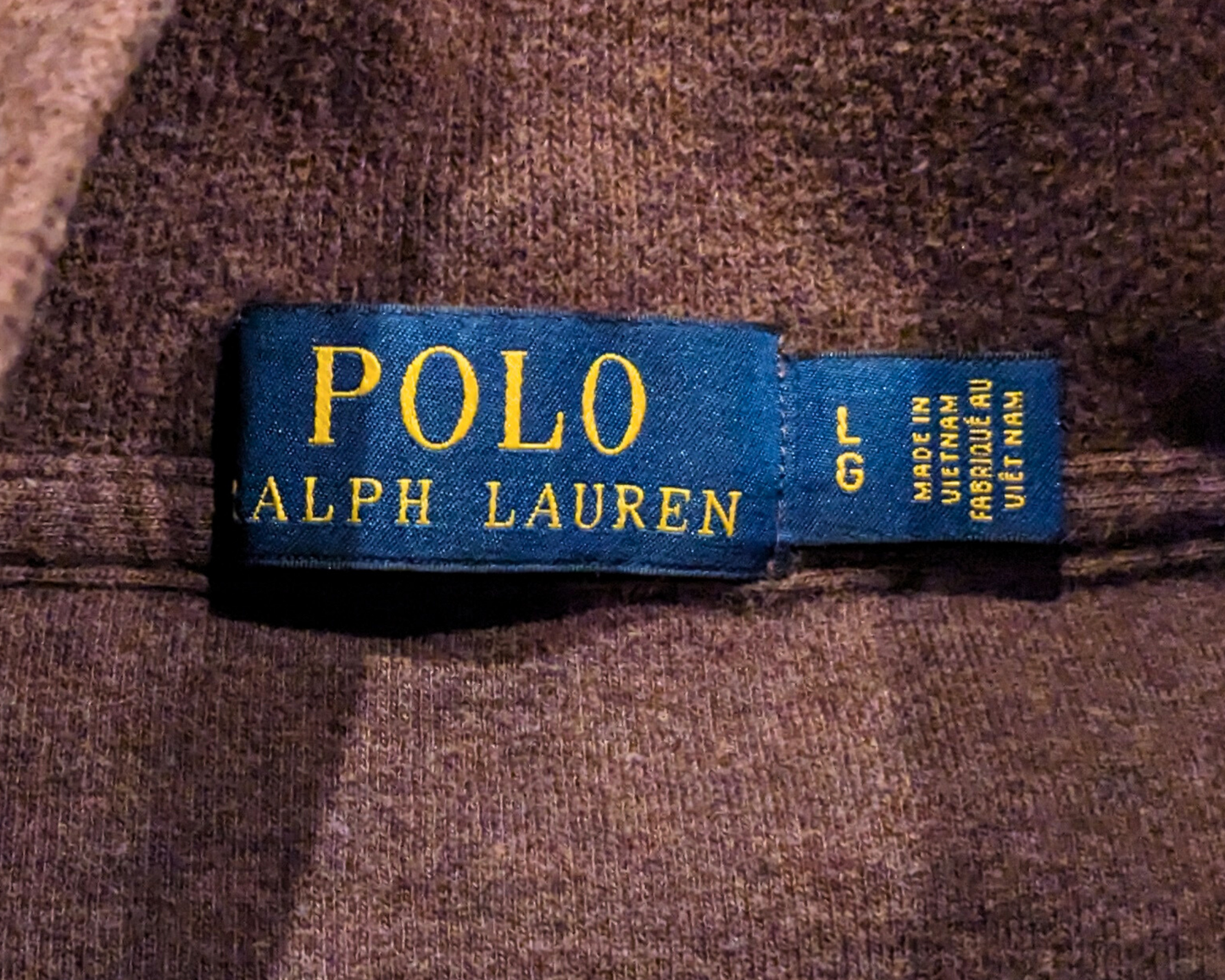 Y2K Brown, Ralph Lauren Turtleneck Shirt Size L