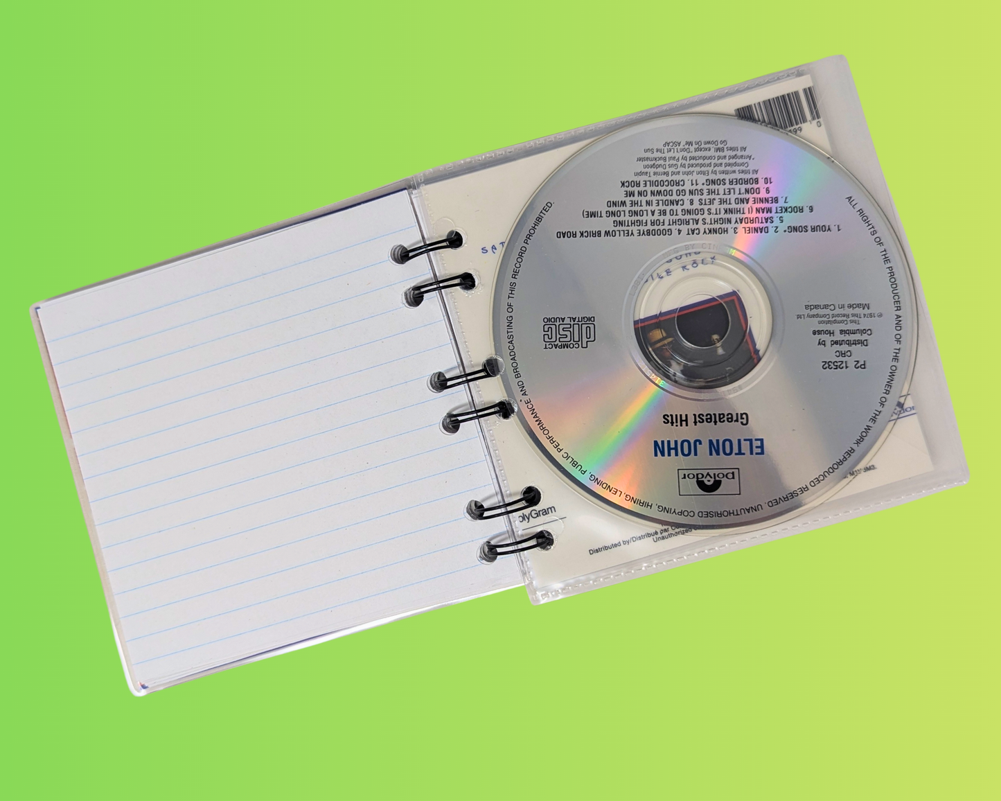Carnet CD Elton John, Greatest Hits