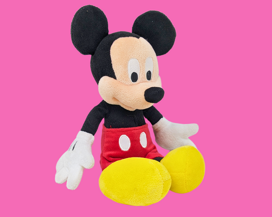 Peluche Mickey Mouse officielle vintage des années 1990 de Walt Disney World