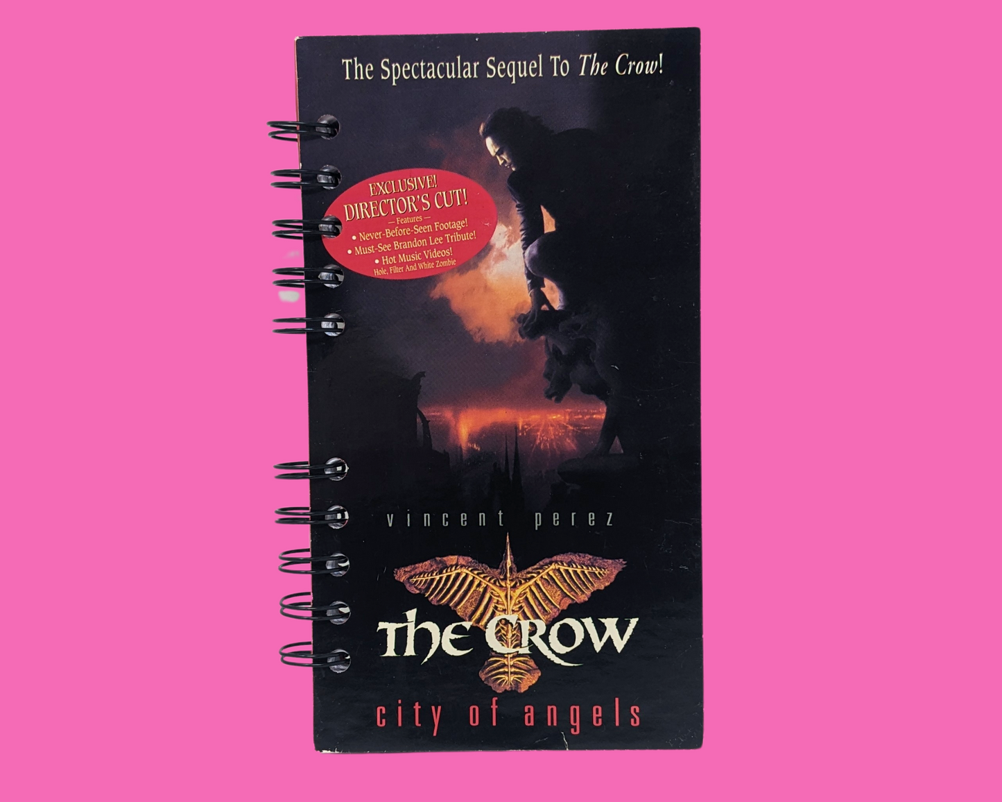 The Crow VHS Movie Notebook