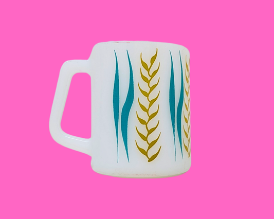 Tasse à orge vintage des années 1980 allant au four