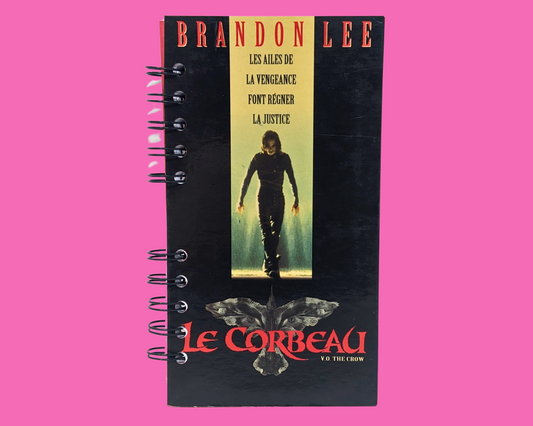 The Crow French Version VHS Movie Notebook