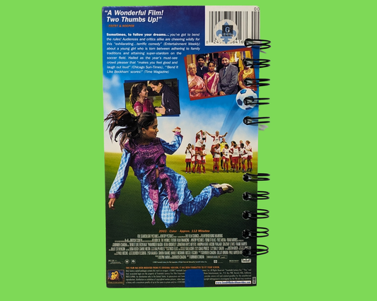 Bend It Like Beckham VHS Movie Notebook