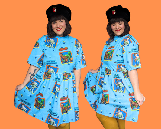 Rideaux Pixar Toy Story faits à la main et recyclés, taille S à XL