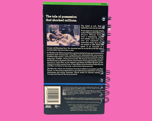 The Exorcist VHS Movie Notebook