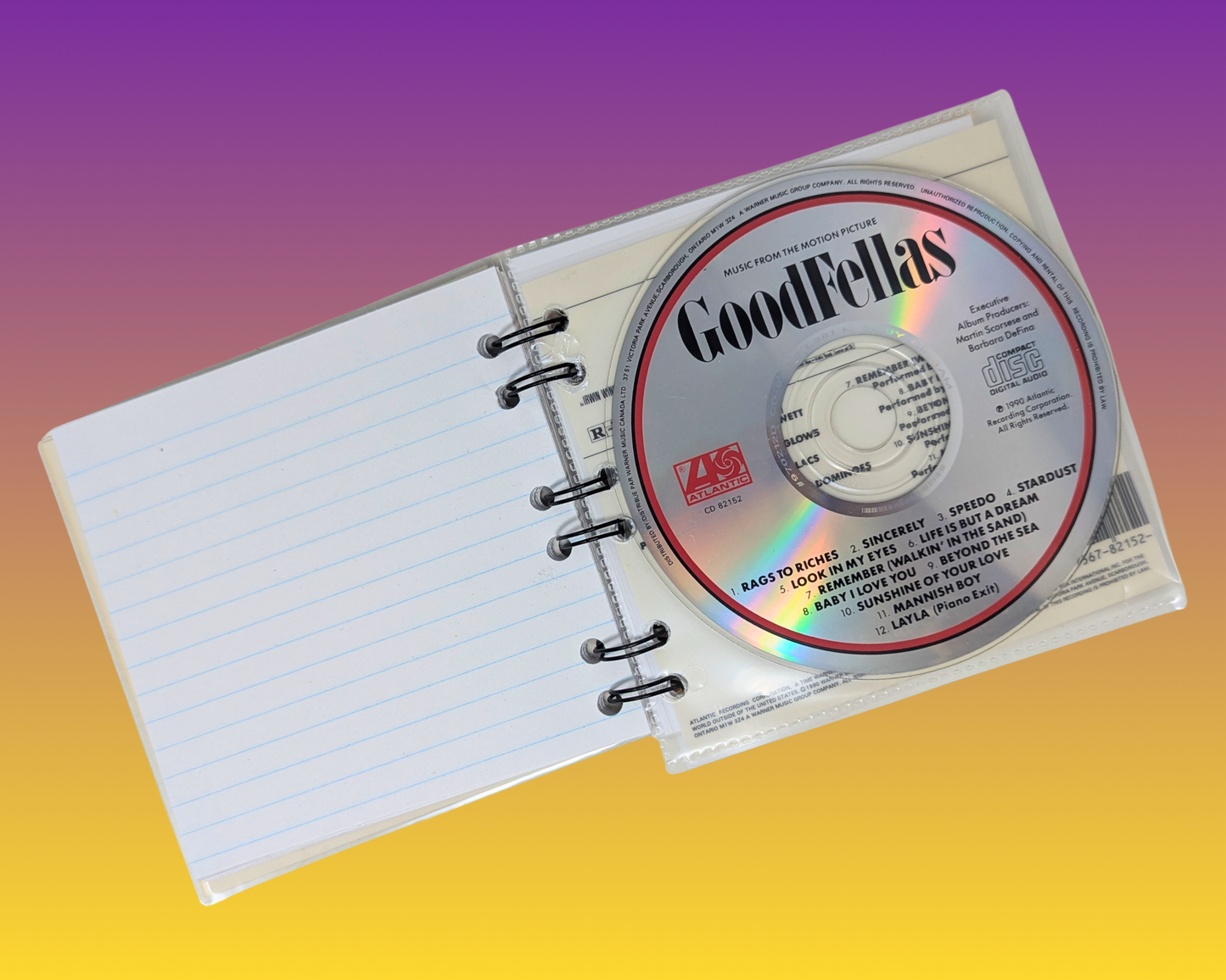 Carnet CD de la bande originale des Affranchis