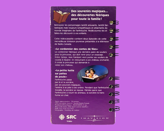 Fanfreluche VHS Movie Notebook