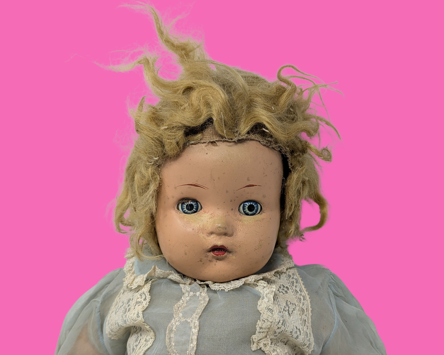 Vintage 1930's Creepy Doll