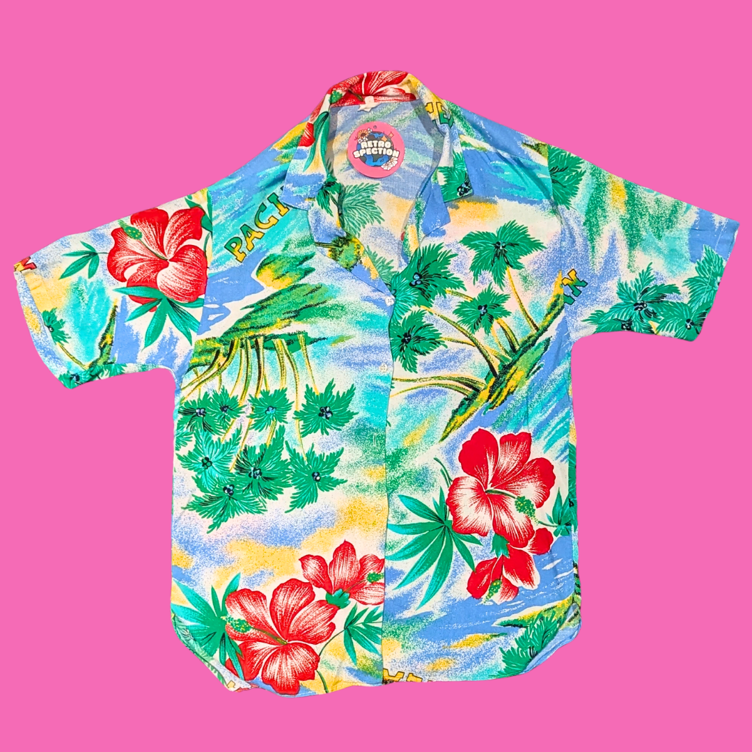 Vintage 1960's Pacific Ocean Shirt Size S