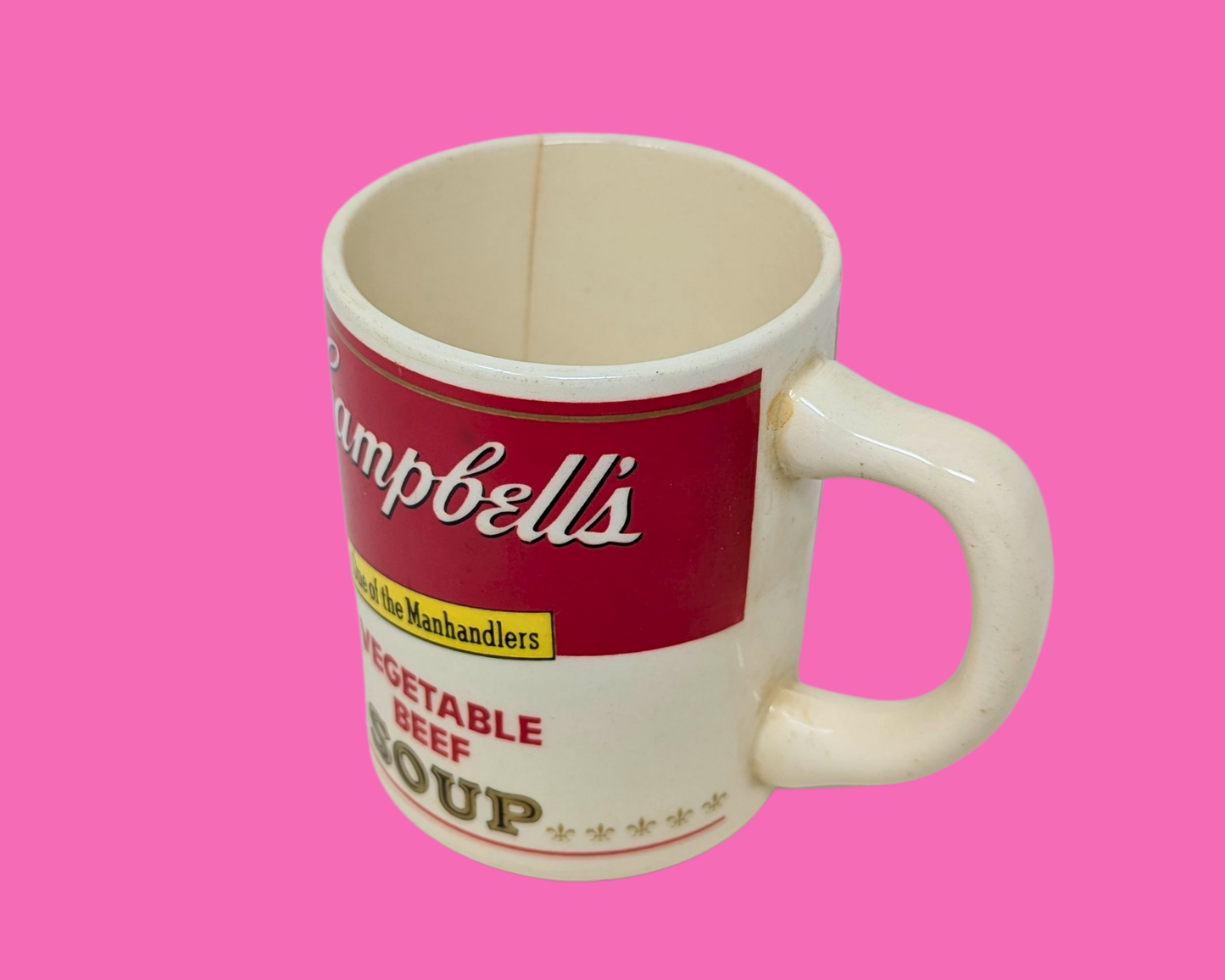 Vintage 1960's Campbell's Vegetables Beef Soup Mug