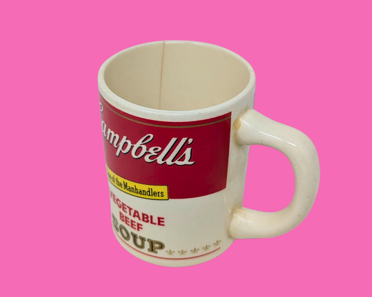 Tasse à soupe aux légumes et au bœuf Campbell's vintage des années 1960