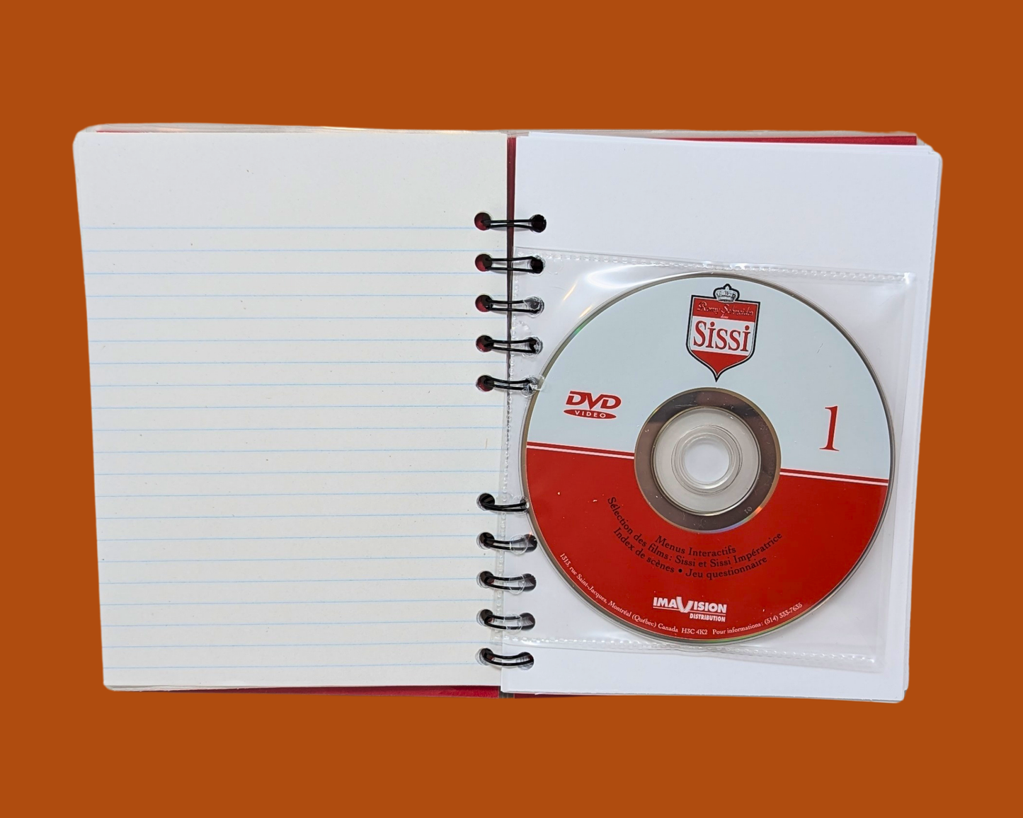Carnet de notes du film DVD Sissi