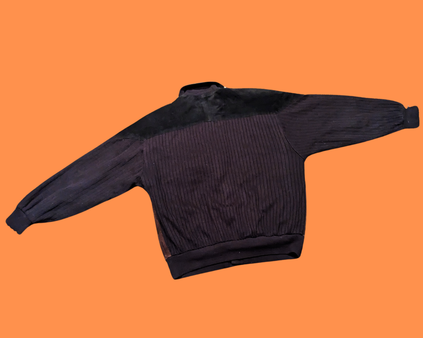 Vintage 1980's Leo Chevalier Suede and Leather Stylish Jacket Size L
