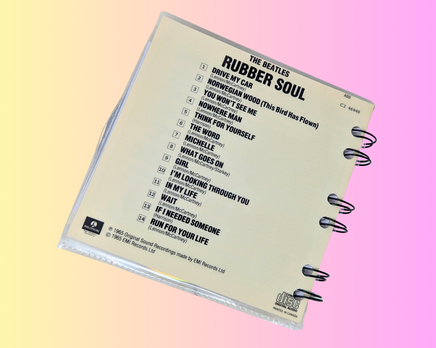 Carnet CD The Beatles, Rubber Soul