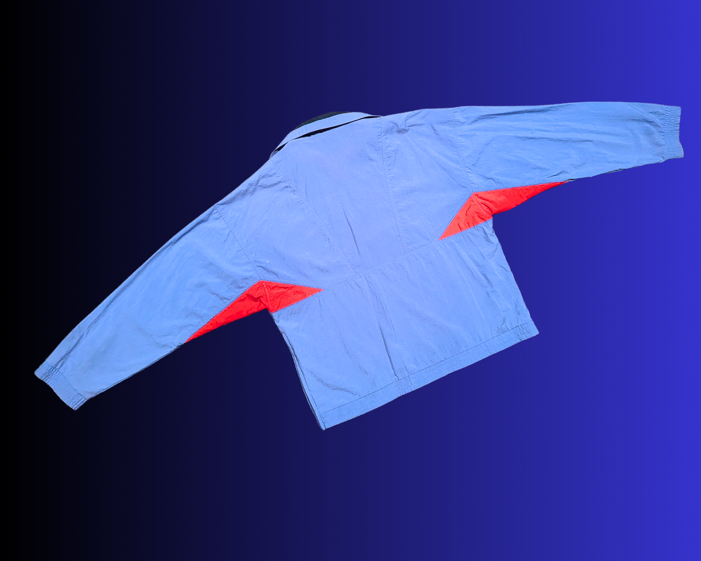 Vintage 1990's Blue Fleece, Rain Coat by Lifa Size L for Men