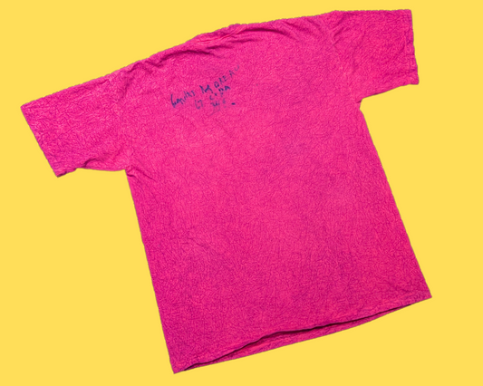 T-shirt vintage rose des années 1990, voitures de course Mopar Atlantic Nationals Raceway Park, taille L
