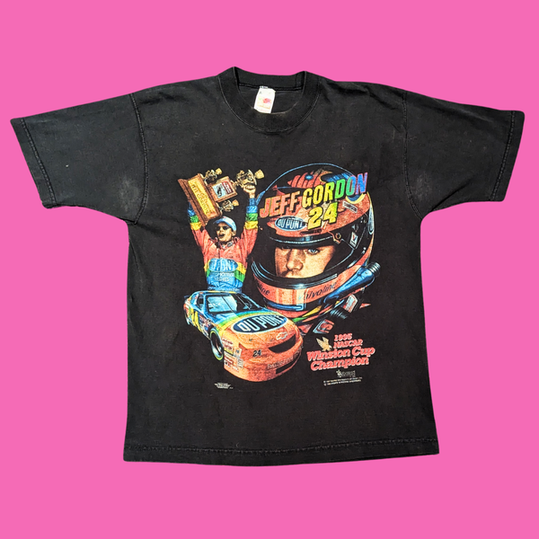 Vintage 1995 Jeff Gordon Nascar Winston Cup Champion T-Shirt Size L