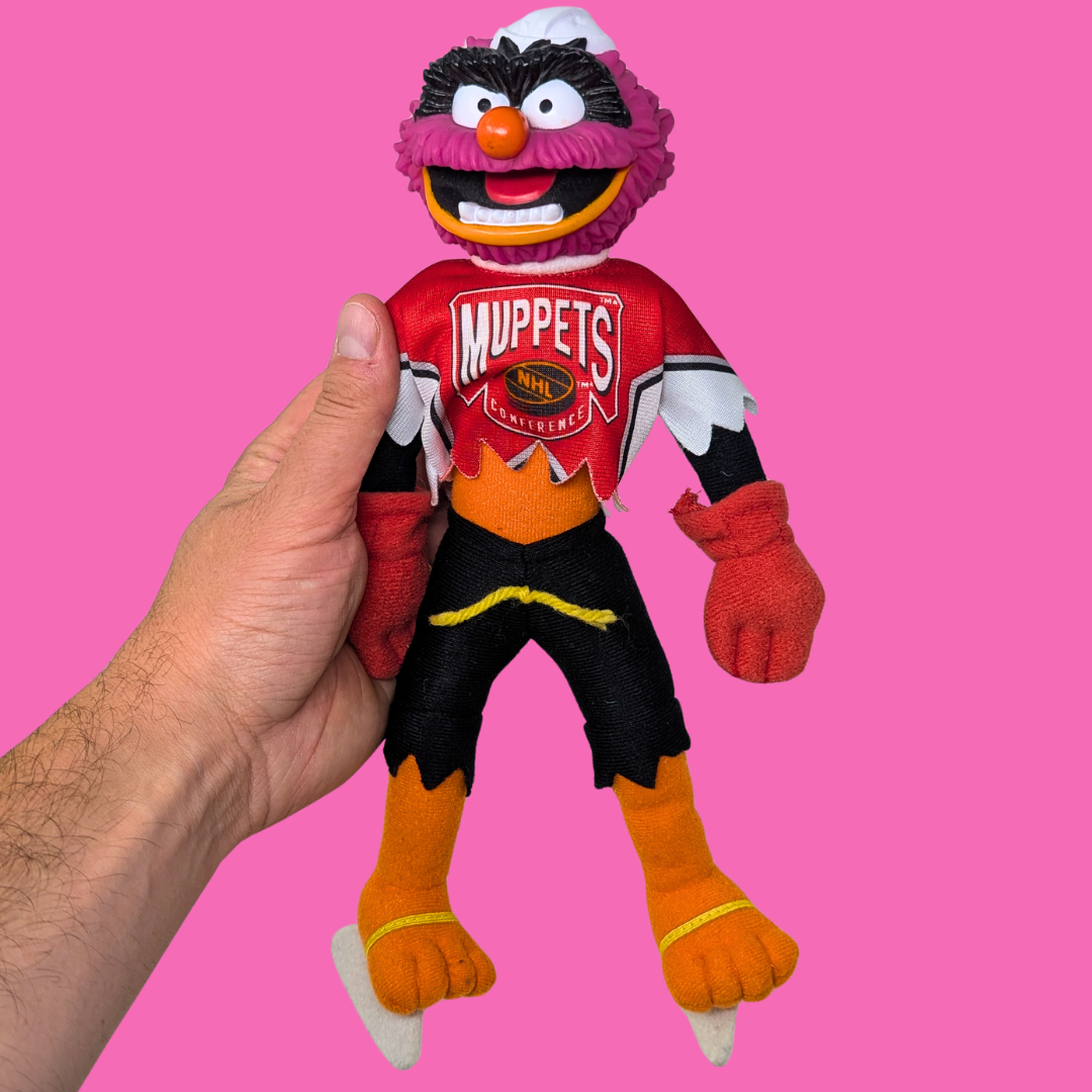 Vintage 1995 McDonald's Muppets NHL Conference Plushies (Sold Together)