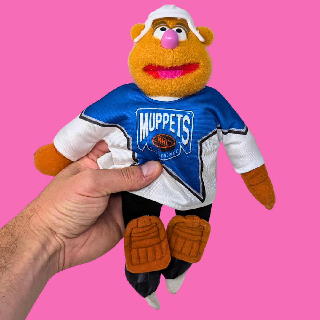 Vintage 1995 McDonald's Muppets NHL Conference Plushies (Sold Together)