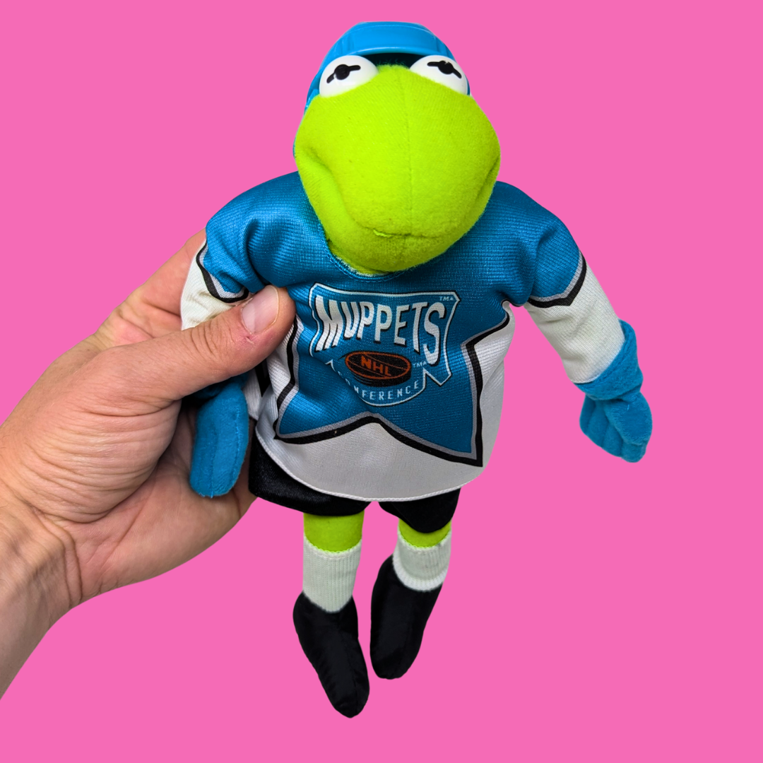Vintage 1995 McDonald's Muppets NHL Conference Plushies (Sold Together)