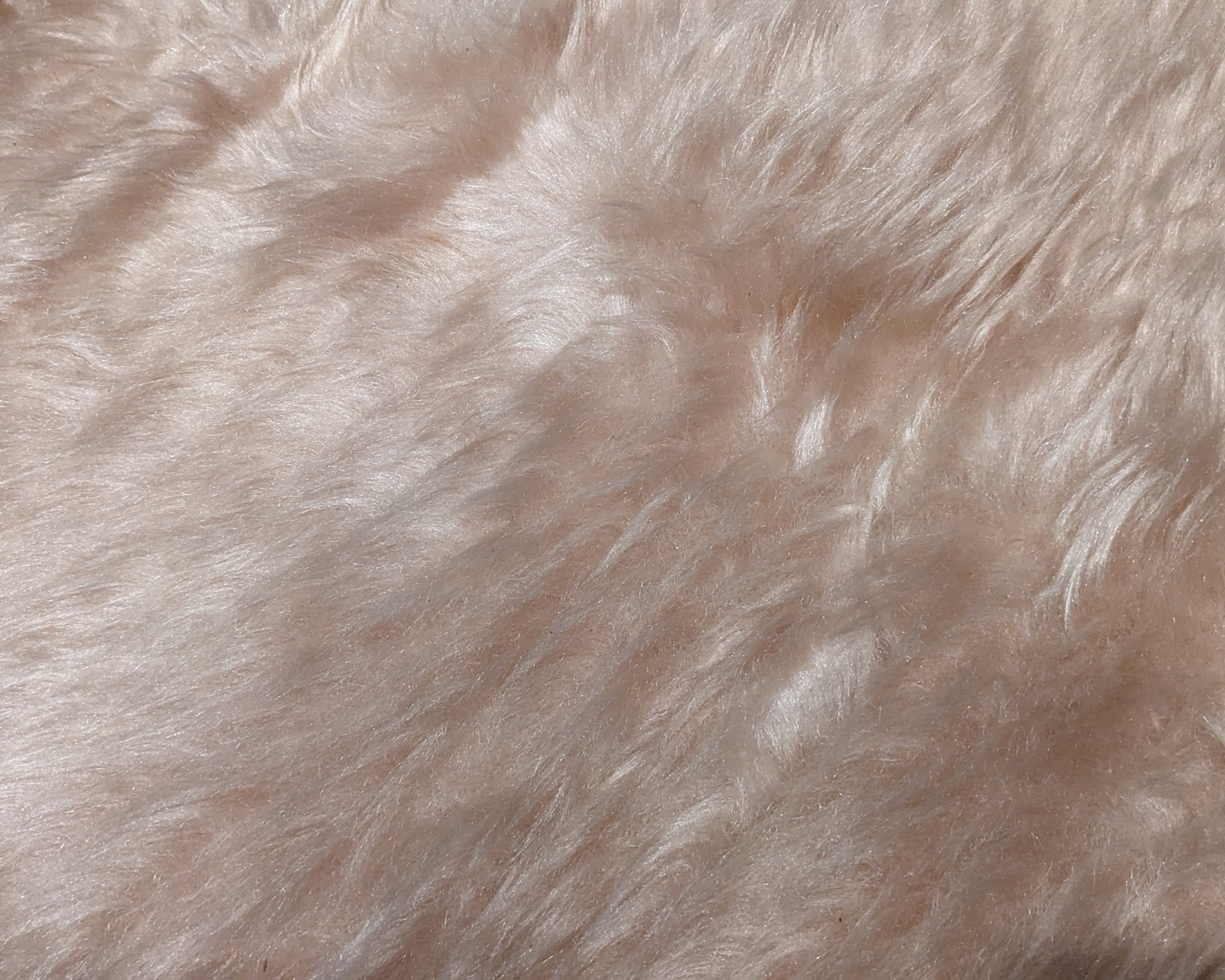 Vintage 1980's Brand New Fluffy Decorative Rug