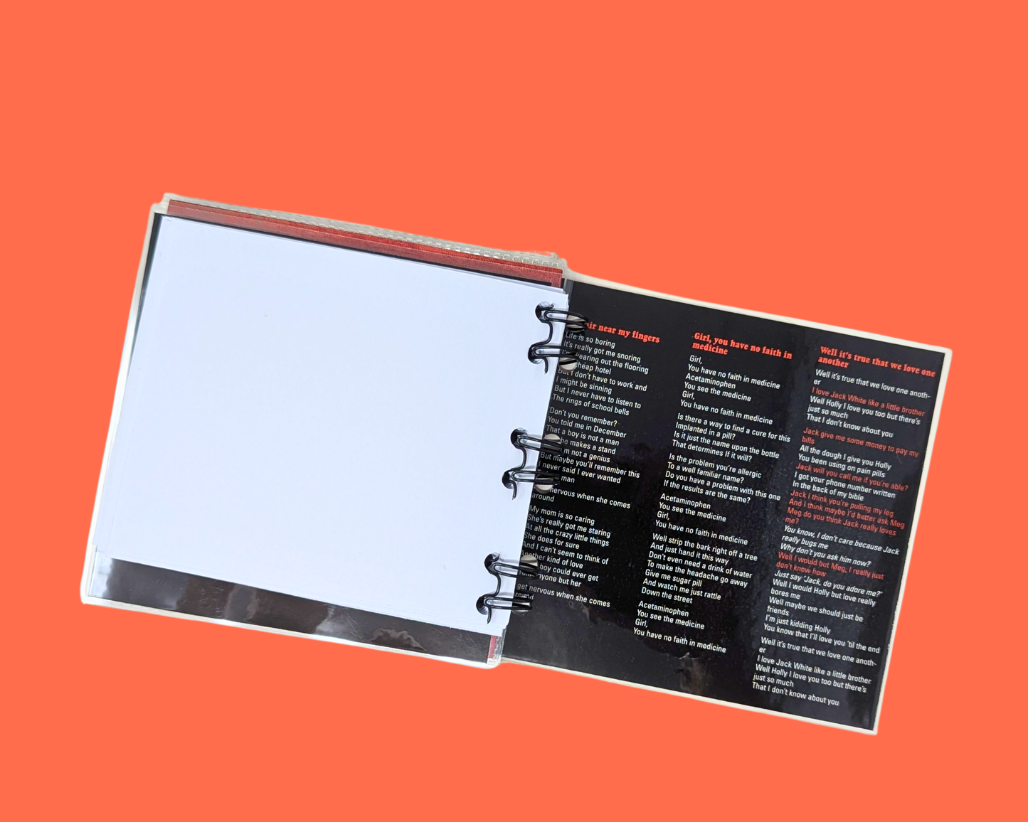 The White Stripes, Elephant CD Notebook