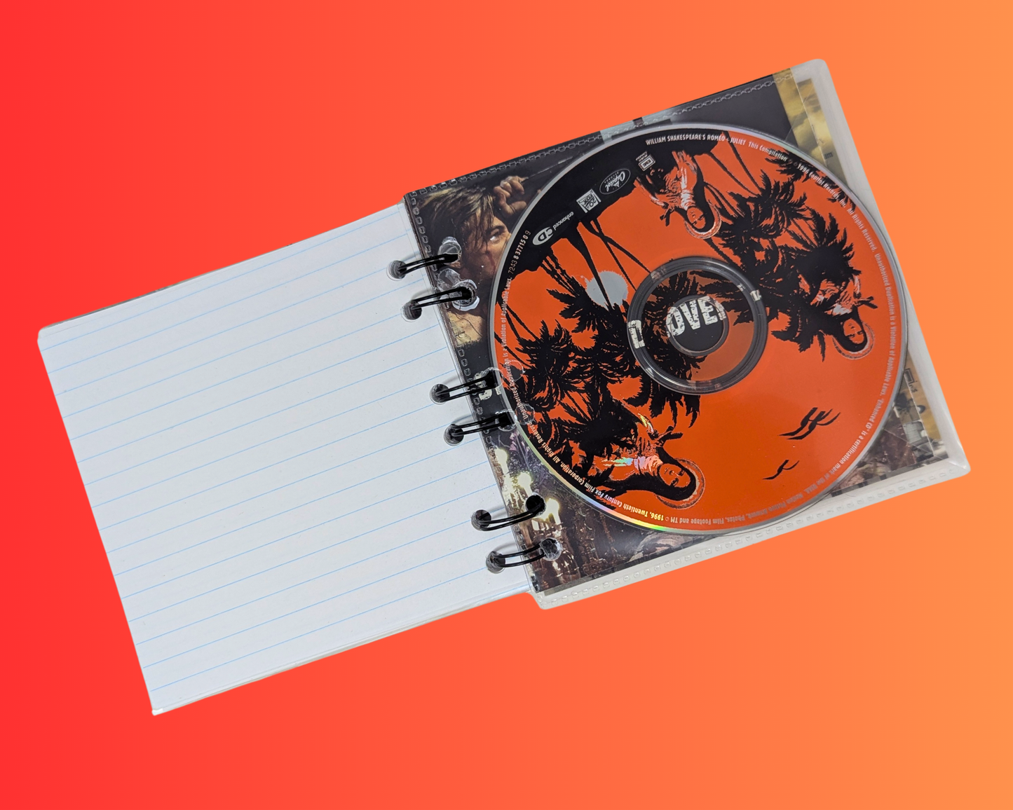 Carnet CD de la bande originale de Roméo + Juliette