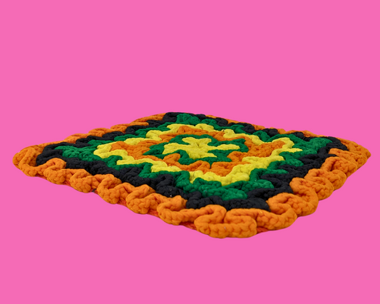 Napperon au crochet vintage des années 1980