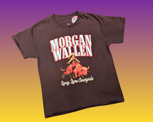 Official Morgan Wallen, Long Live Cowgirls, T-Shirt Size M