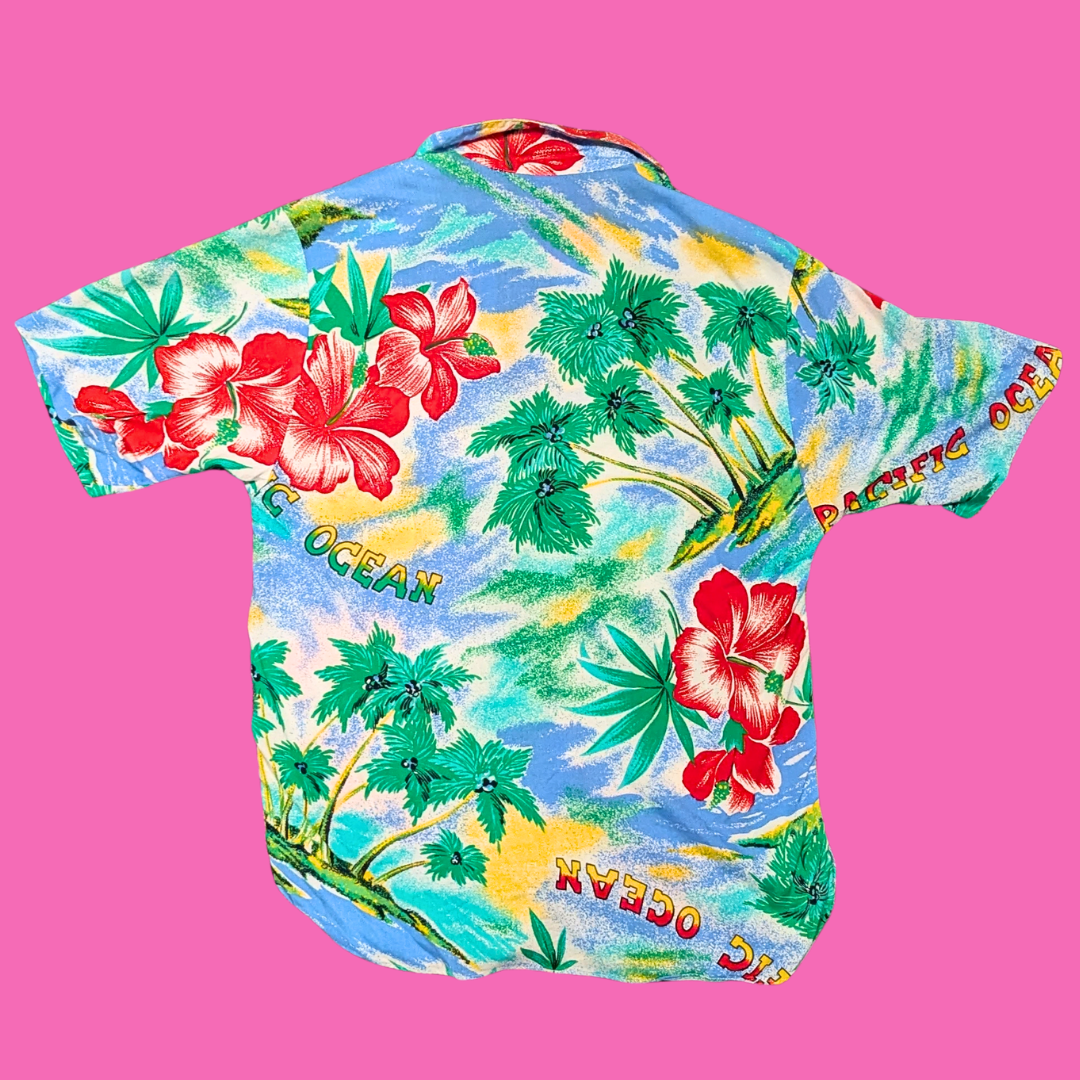 Vintage 1960's Pacific Ocean Shirt Size S