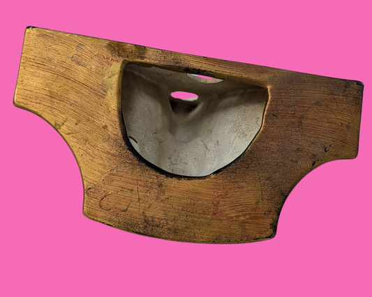Étagère murale vintage en forme de corbeau avec visage d'enfant ailé d'ange