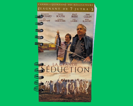 La Grande Séduction VHS Movie Notebook
