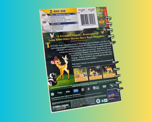 Bambi DVD Movie Notebook