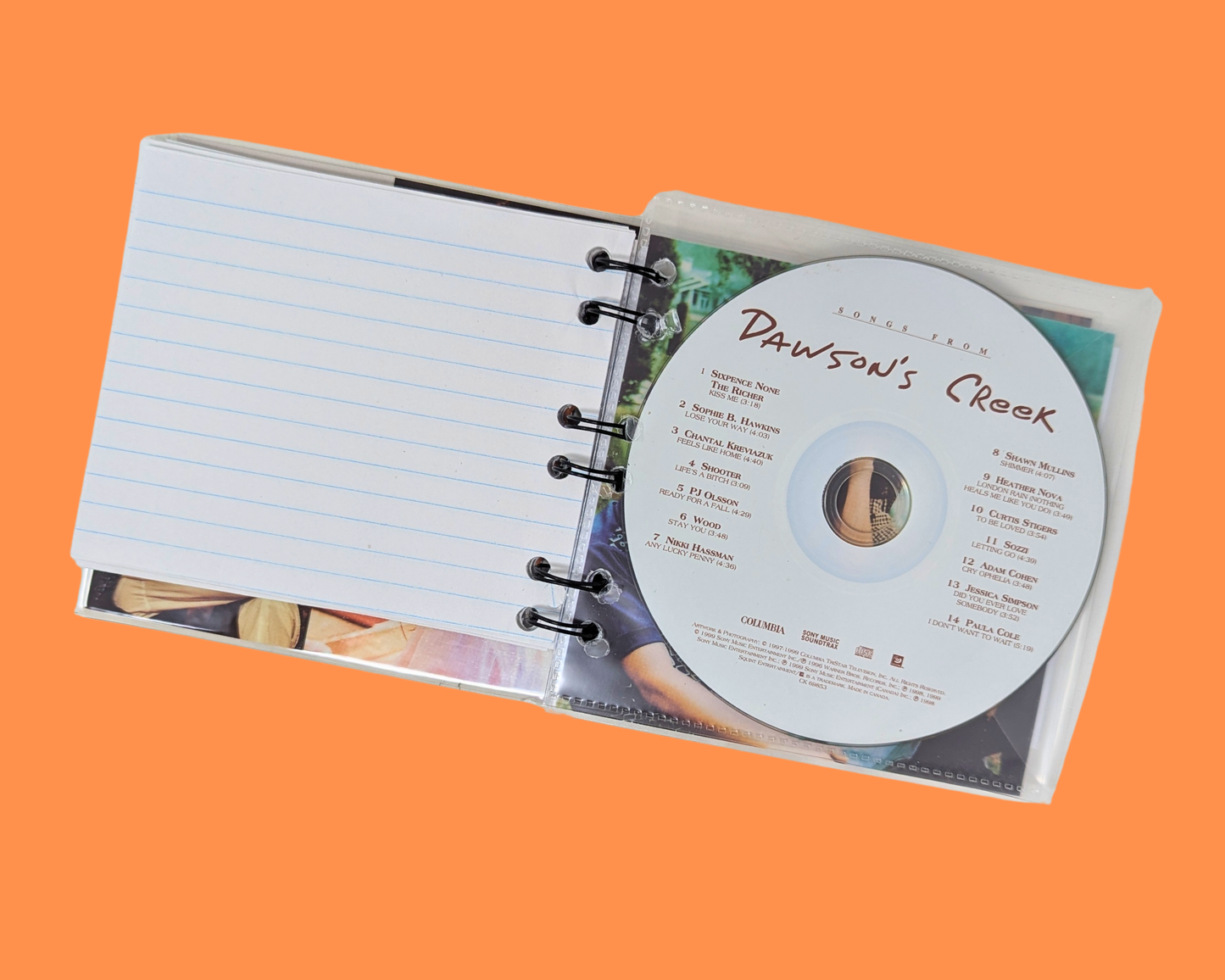 Dawson's Creek Soundtrack CD Notebook