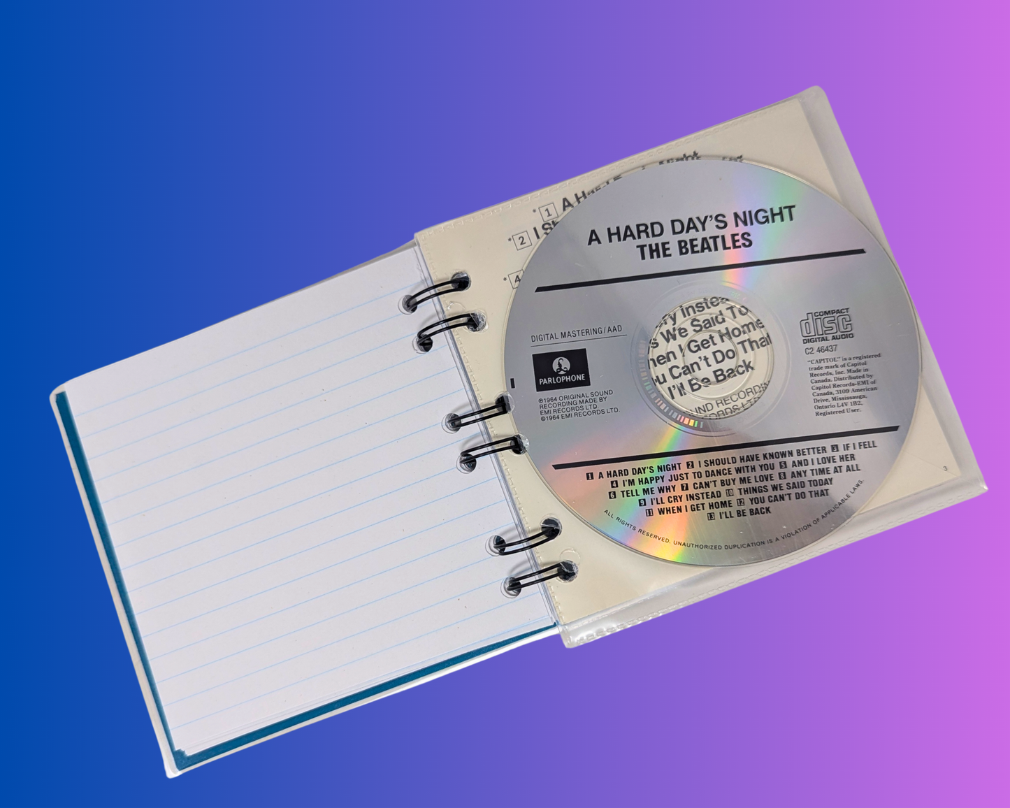 Carnet CD The Beatles A Hard Day's Night