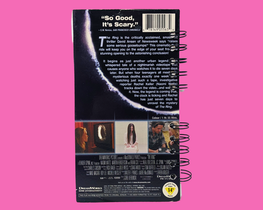The Ring VHS Movie Notebook