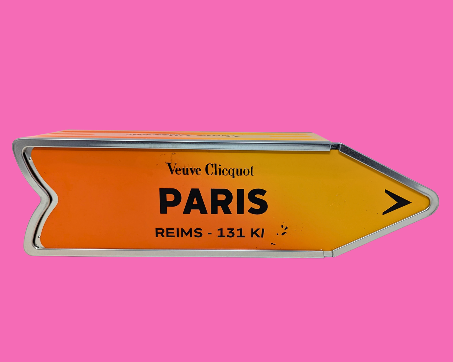 Collectible Veuve Clicquot Champagne Metal Box