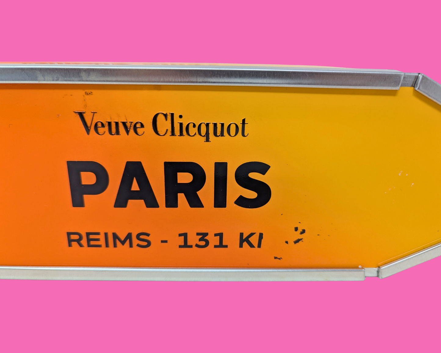 Collectible Veuve Clicquot Champagne Metal Box