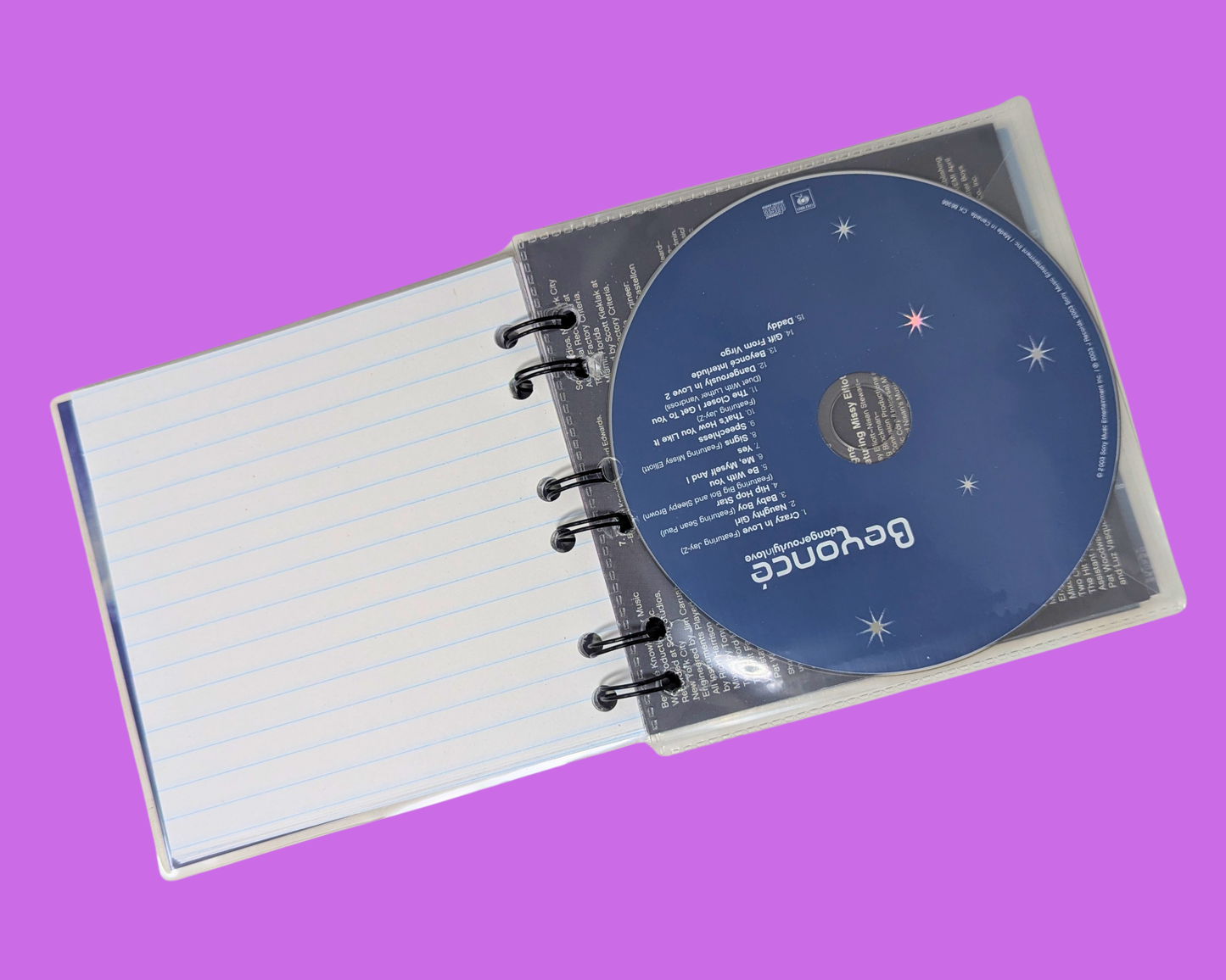 Carnet CD Beyoncé, Dangerously in Love