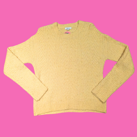 Yellow Synthetics Sweater Size XXS